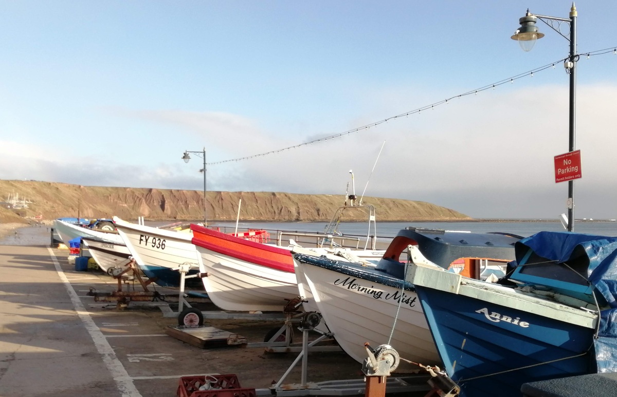 Coble Landing Fishing Boats